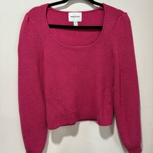 Industry Women's Fuchsia Crew Neck Sweater